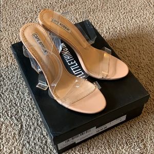 Clear twin strap Sandals